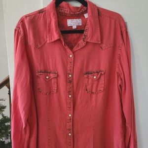 Coral - Panhandle Button up